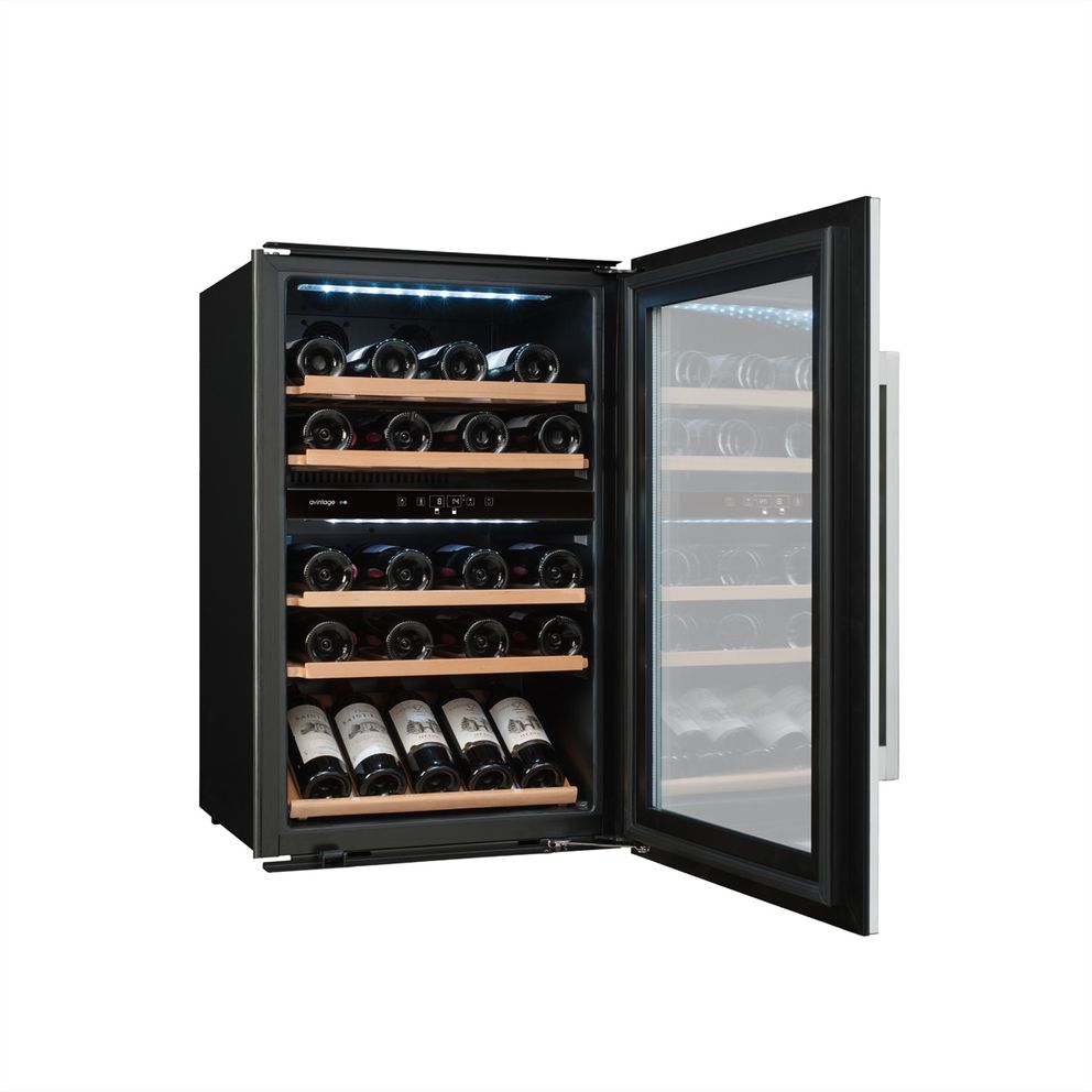 Avintage Weinkühlschrank AVI47XDZA, Einbau, 2 Zonen, 52 Flaschen, 518°C COOL AG