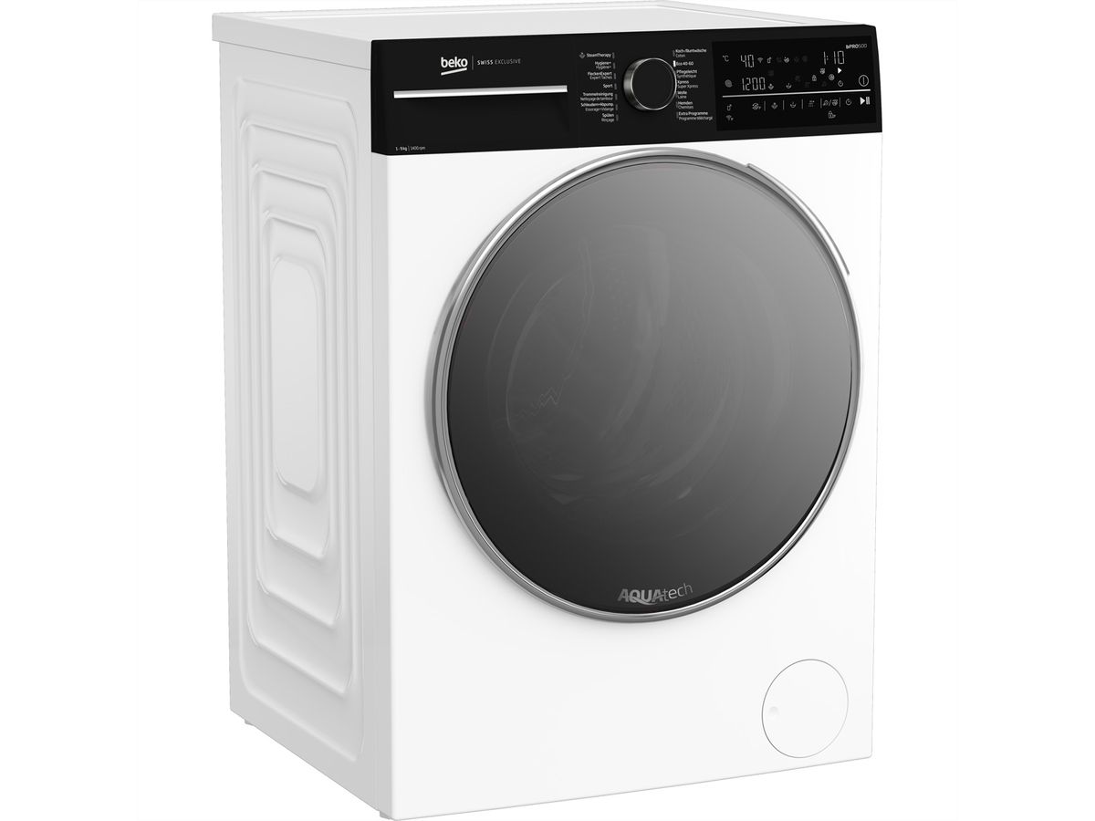 Beko Waschmaschine WM710, 9kg, A-30%, weiss