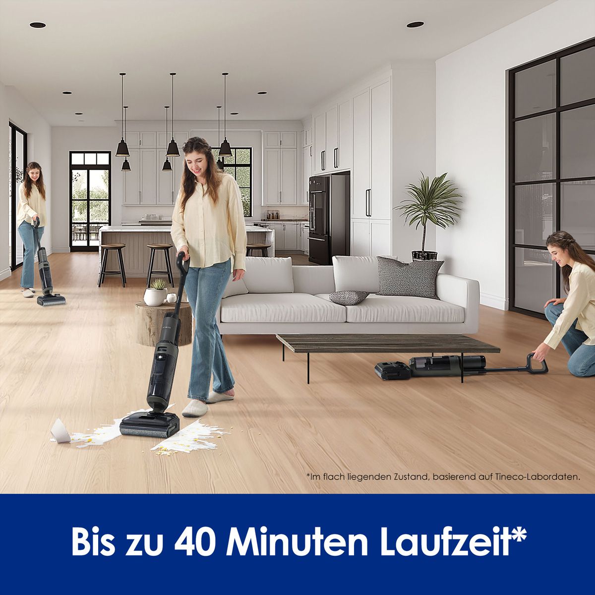 Tineco FLOOR ONE i6 Extensible Plus, Aspirateur laveur