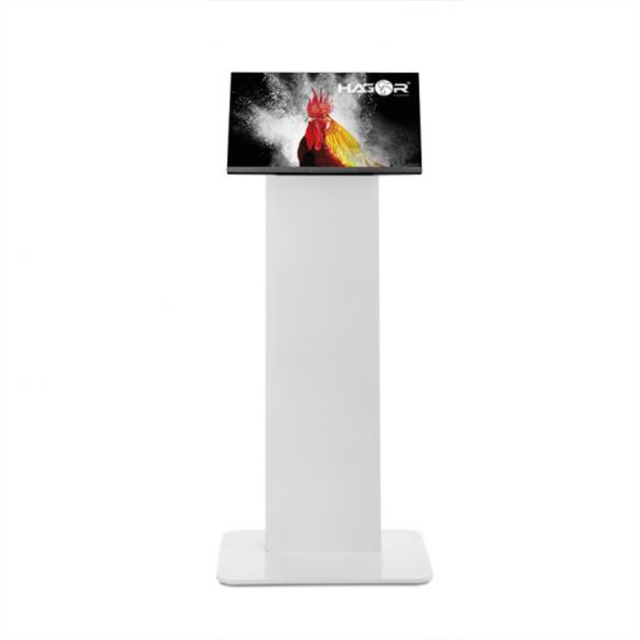 Hagor Indoorstele vis-it Tilt, blanc, Borne d'intérieur indépendante avec réglage de l'inclinaison en continu, blanc