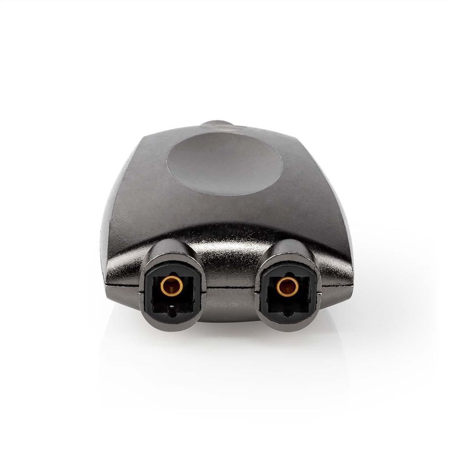 Nedis Toslink Adapter, Splitter, BU/BU, grau