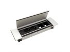 BACHMANN POWER FRAME COVER Medium 4-fach, silberfarben