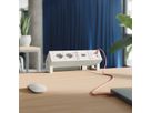BACHMANN DESK2 2xCH 90° 1xUSB C/C 45W, L=0,2m RAL9010
