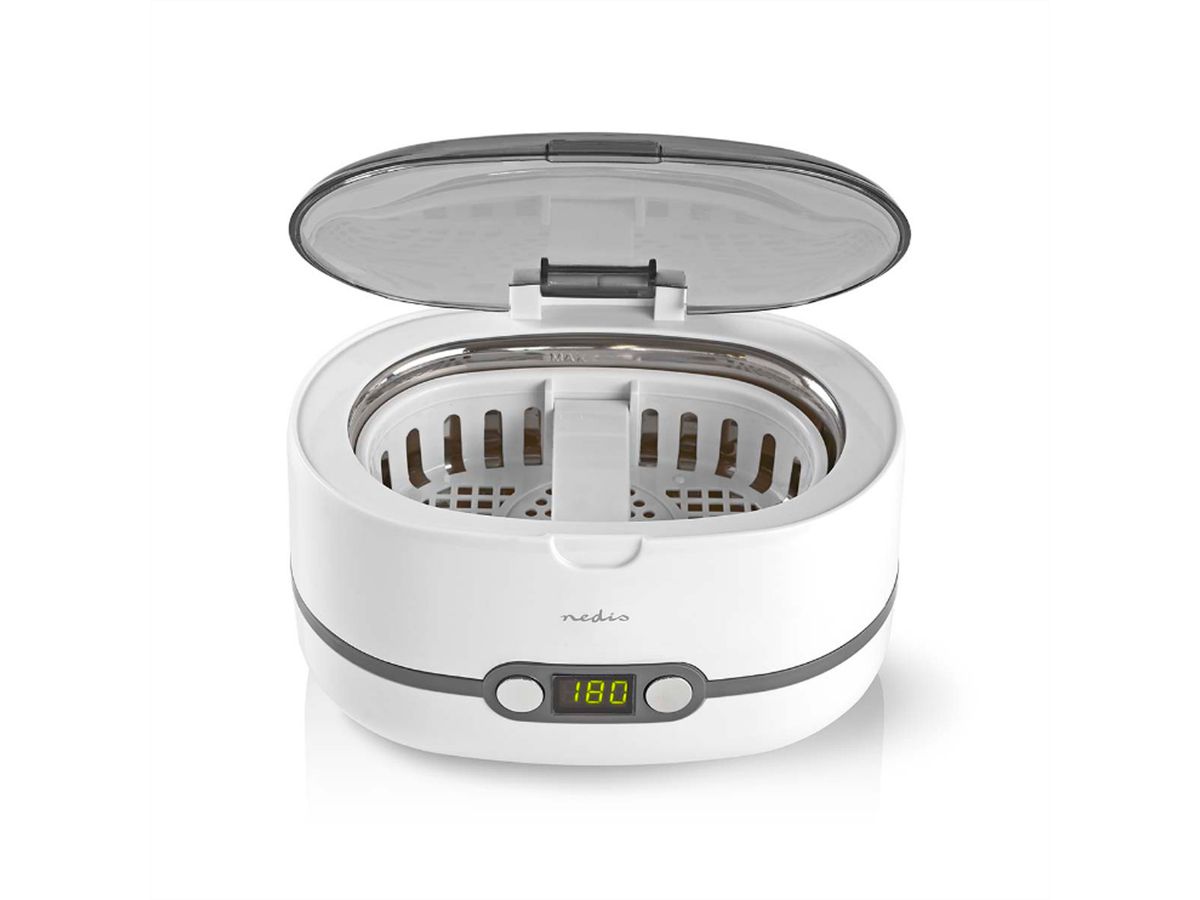 Nedis Ultraschallschmuckreiniger, 230V, 50Hz, weiss