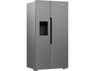 Beko Side by Side GN162341PTCHN, 525l, No Frost, silber, Wasserspender mit Ice