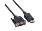 VALUE Câble DisplayPort DP M - DVI(24+1) M, LSOH, noir, 1 m