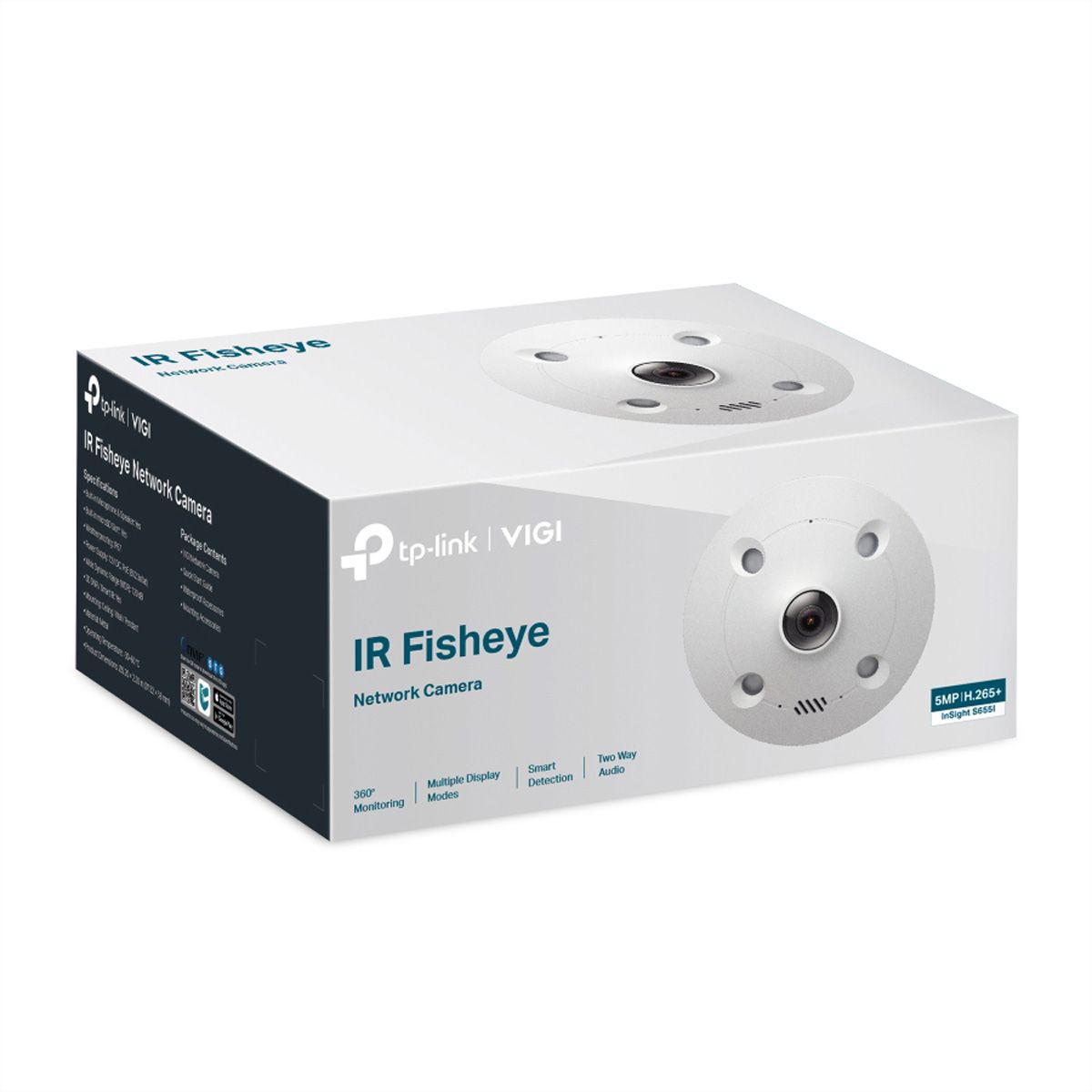 TP-Link VIGI InSight S655I Fisheye Kamera 5 MP, 360°, IR-LED 10m