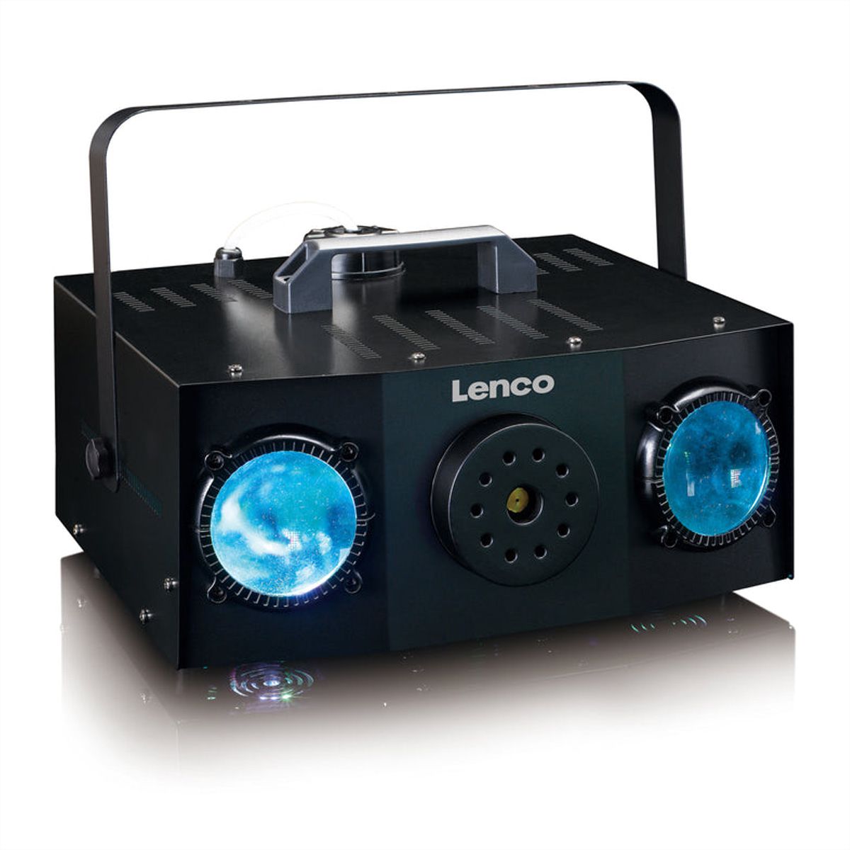 Lenco LED Vernebler LFM-220BK schwarz, mit 1L Flüssigkeit, r.c.