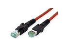 EasyLan VarioBoot Patchkabel Cat.6A, S/FTP, rot, 2 m