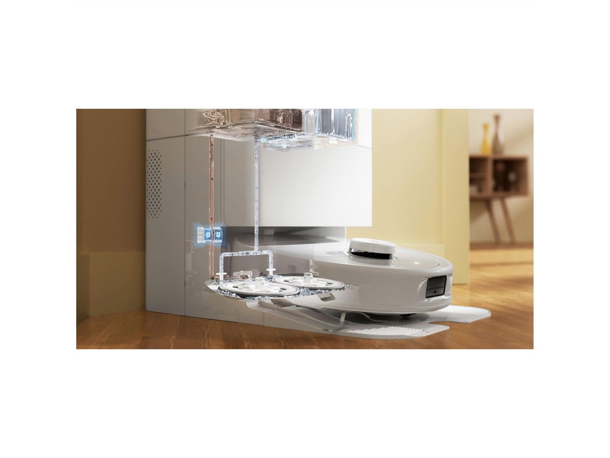 **Retoure**Roborock Saugroboter Qrevo MaxV, weiss, Saug/Wischroboter