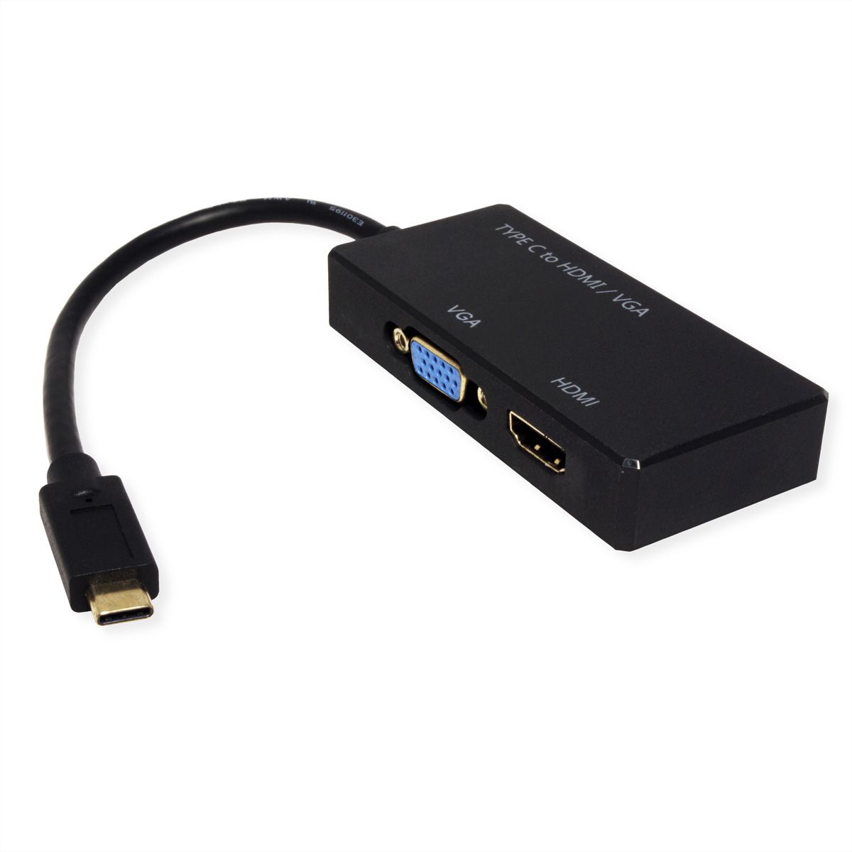 VALUE Adaptateur USB 3.2 Gen 2 type C - VGA + HDMI