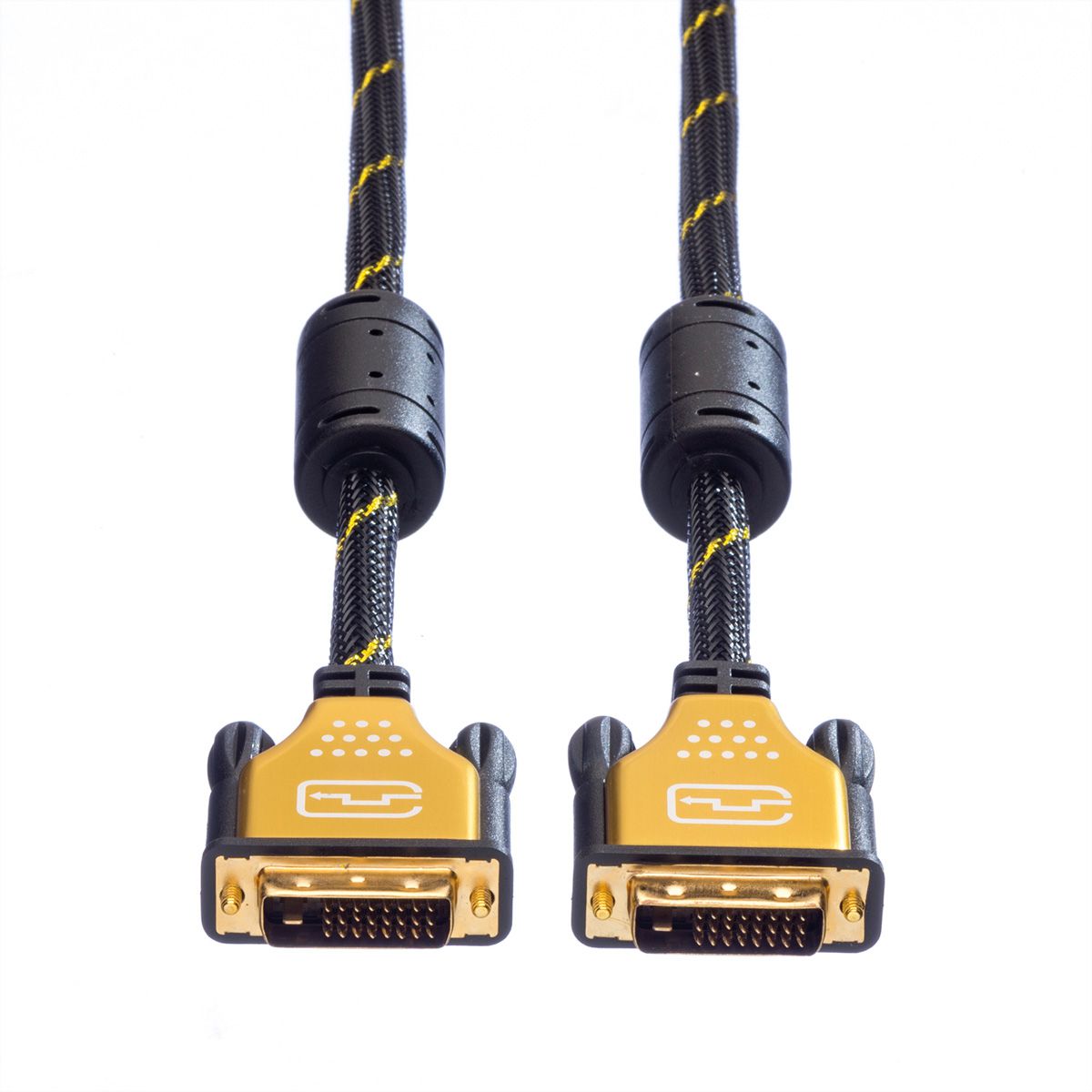 ROLINE GOLD Câble pour écran DVI, M-M, (24+1) dual link, 2 m