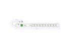 BACHMANN PRIMO 9xCEE7/3 1xGVS-Plus 1xinterrupteur 2,0m CEE7/7