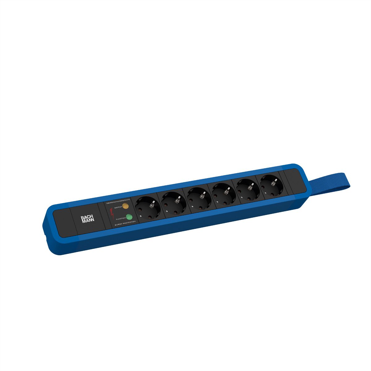 BACHMANN PRIMO 2 6xCEE7/3 1xSPD mit Schlaufe 2,0m CEE7/7 RAL5010