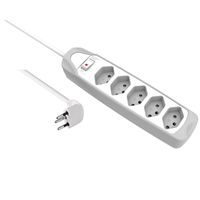 Schönenberger Prise multiple 5xT13, 1.5m, H05VV-F, Fix-Line silicone
