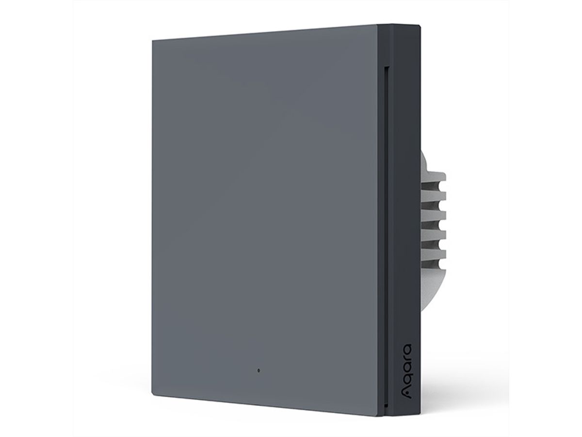 Aqara interrupteur mural H1 sans neutre, 1x interrupteur, pour format 86mm