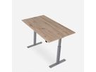 WRK21 Schreibtisch Smart 180 x 80 cm, Höhenverstellbar, Kendal Eiche / Grau