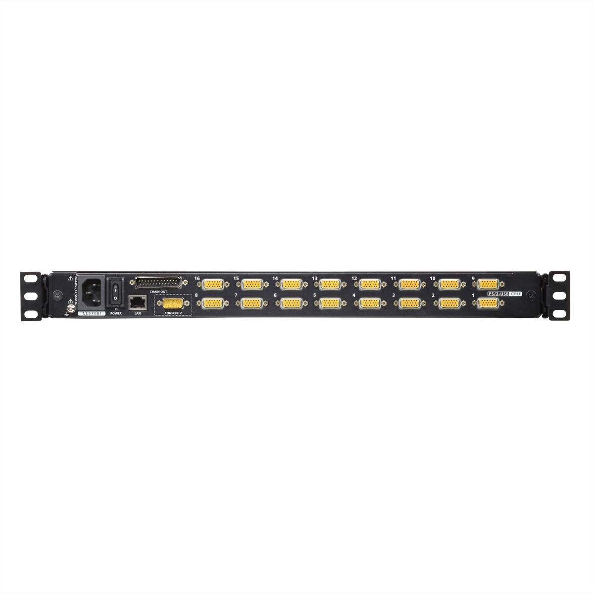 ATEN CL5716iM Commutateur KVM LCD VGA PS/2-USB 16 ports sur IP, DE-Layout