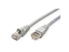 TELEGÄRTNER Cordon S/FTP, Cat.6A, LSOH, gris, 1,5 m