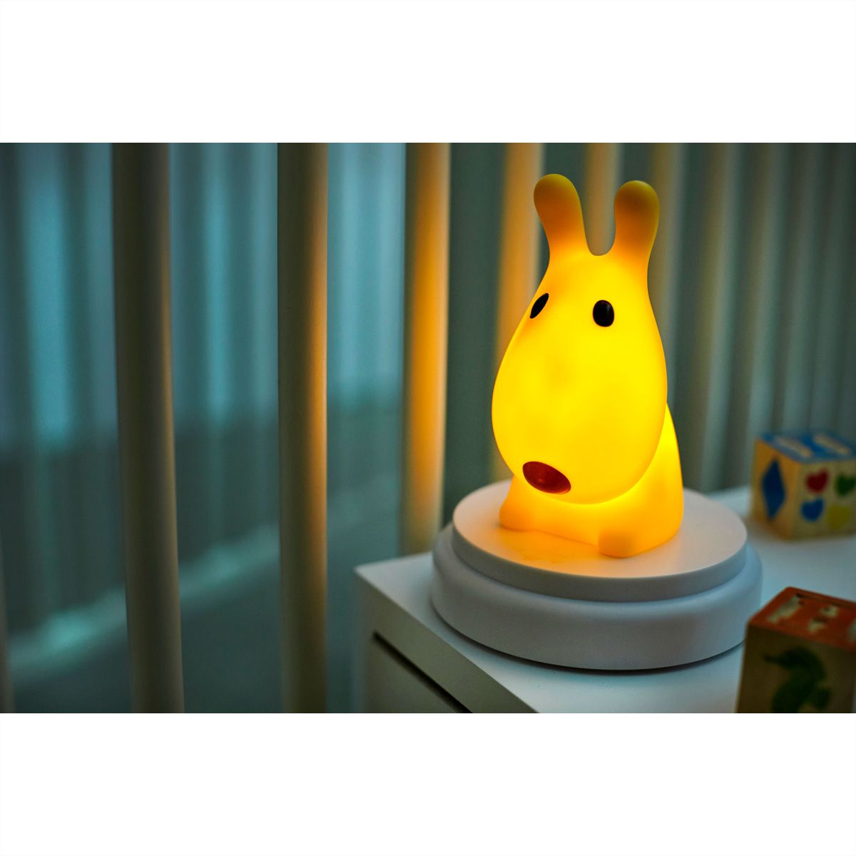 Alecto LED-Nachtlicht INNOCENT DOG, gelb, Hund
