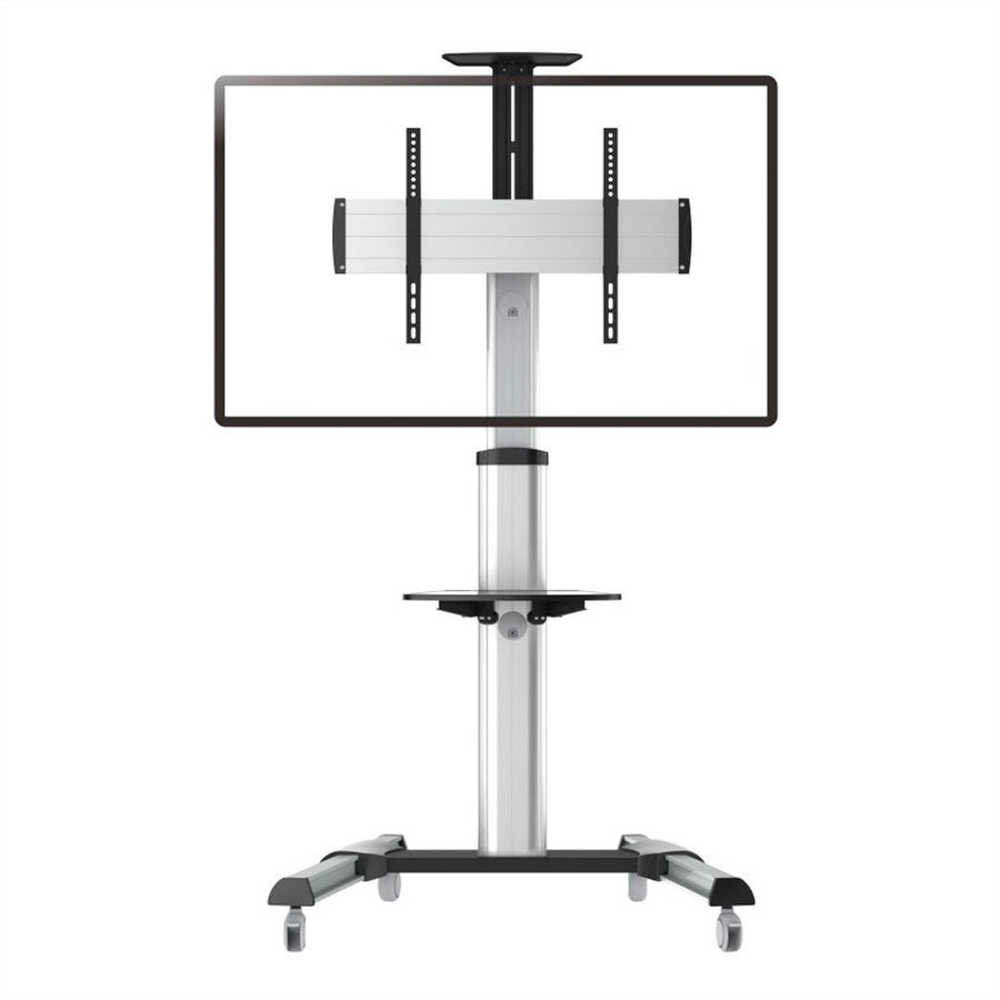 ROLINE LCD-/TV-Rollständer, 37-70 Zoll, bis 50 kg, silberfarben