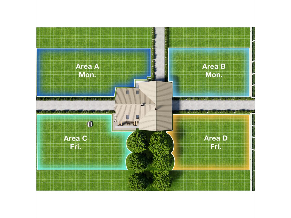 Ecovacs Mähroboter GOAT O1200 LiDAR Pro, 1200m²