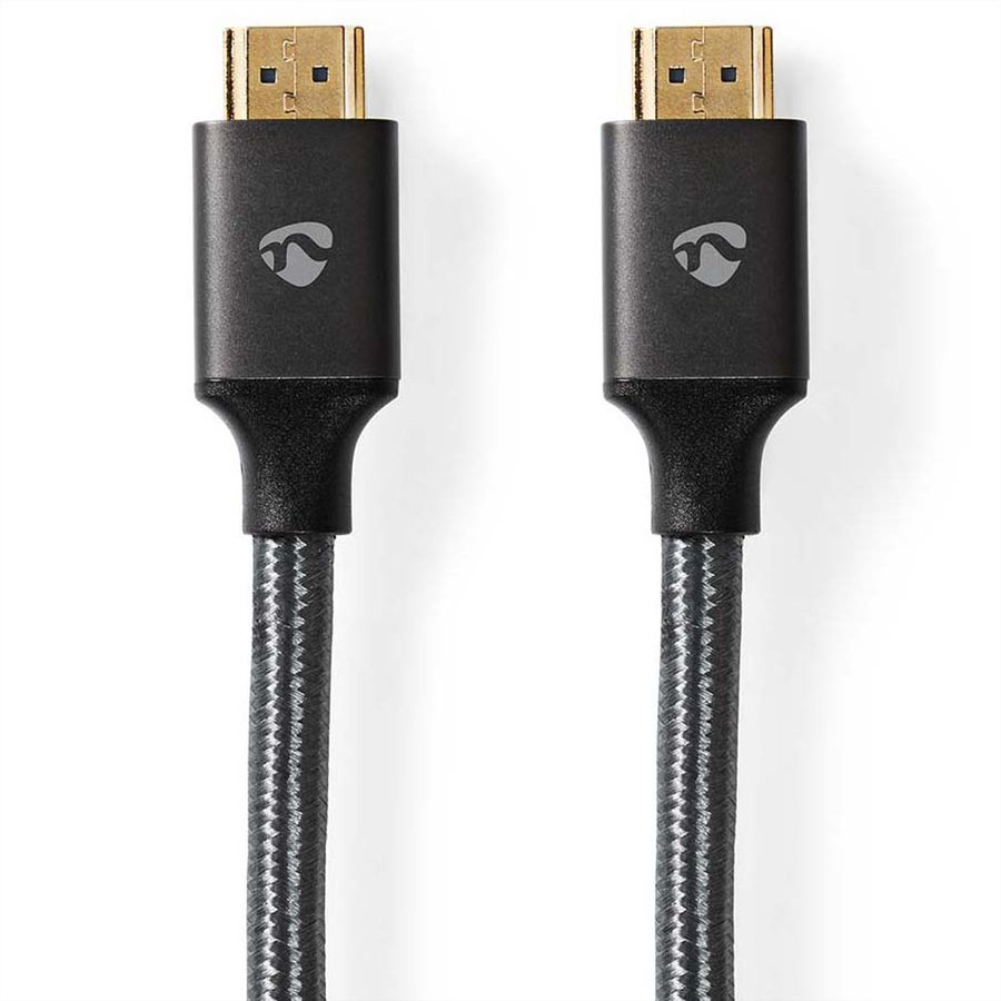 Nedis 8K HDMI Ultra HD Kabel, ST/ST, grau, 1m