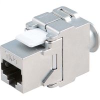 BACHMANN Keystone CAT6 STP Coupleur RJ45 / LSA 10GB, argent
