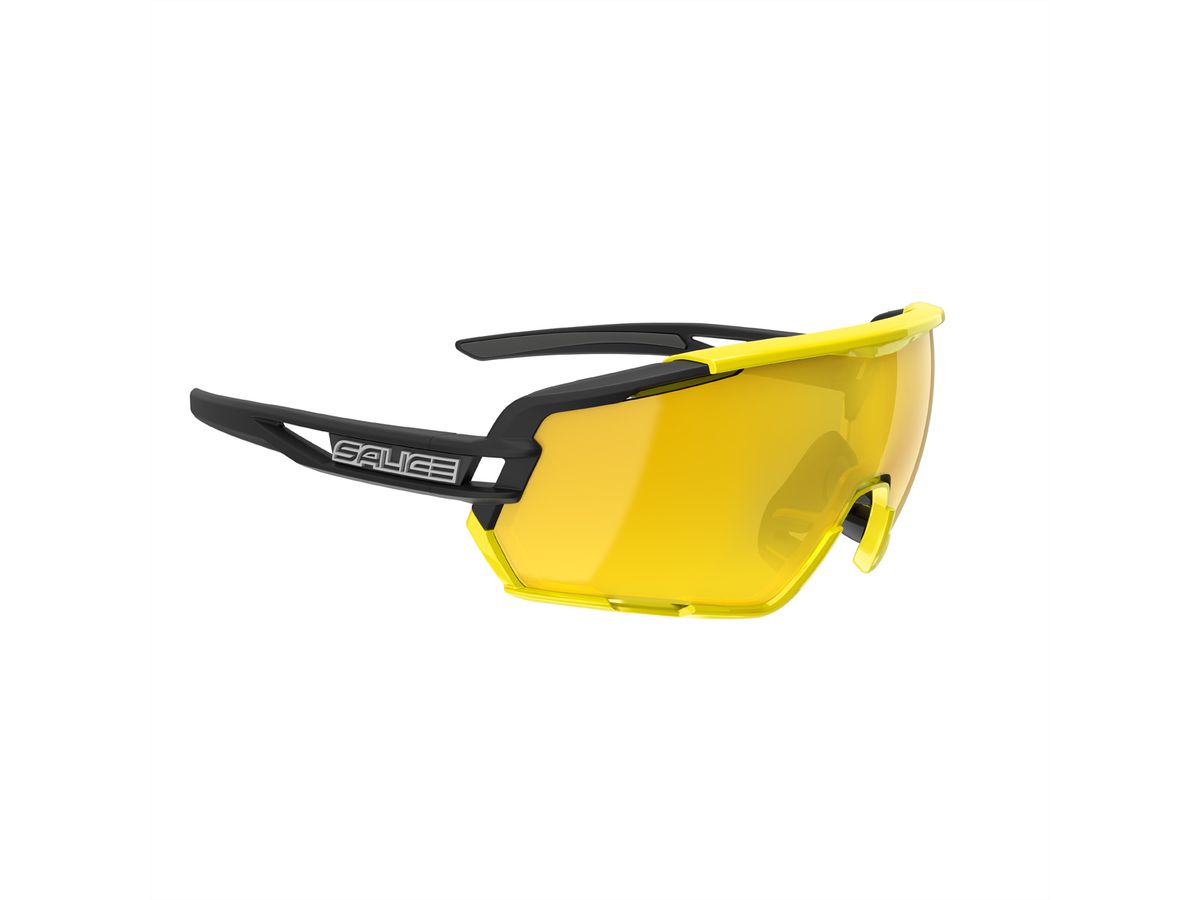 Salice Occhiali Lunettes de sports 020RWX, Black-Yellow / RW Yellow