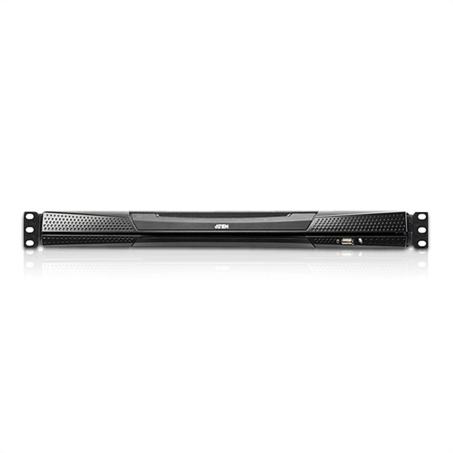 ATEN KL1516AiN KVM Over-IP Switch, 48cm TFT, VGA, PS/2-USB über Kat 5, 16 P., UK-Layout