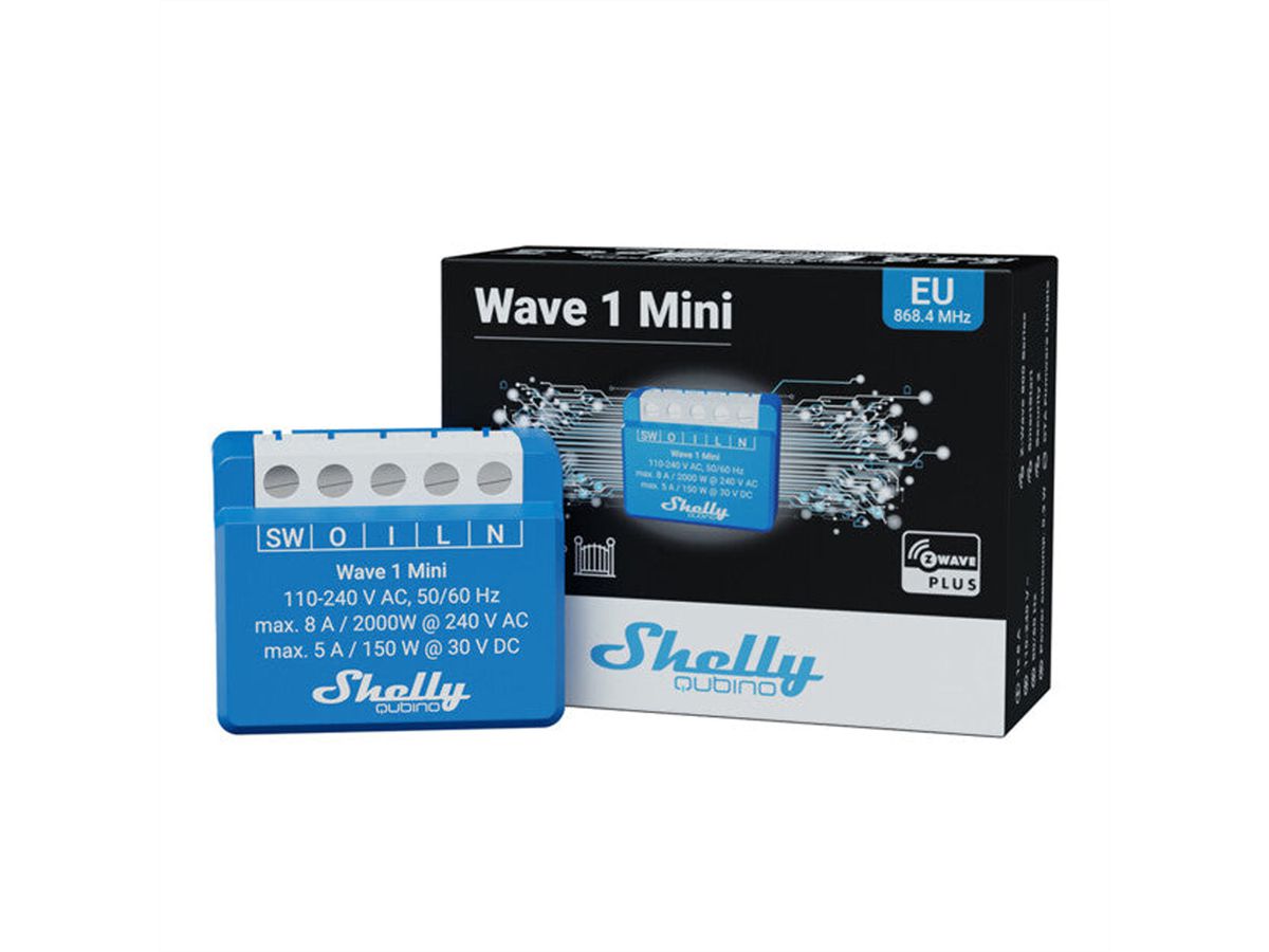 Shelly  Actionneur de commutation Qubino Wave 1 Mini