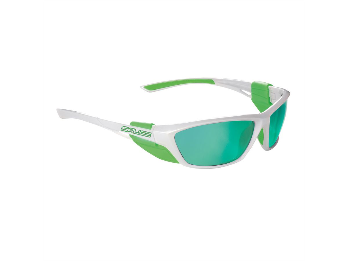 Salice Occhiali Lunettes de sports 010RW, White-Green / RW Green