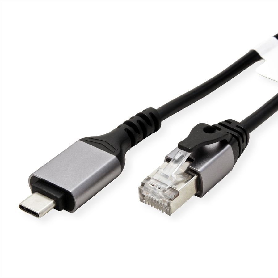 VALUE Câble convertisseur USB-C - Gigabit Ethernet, noir, 1,5 m