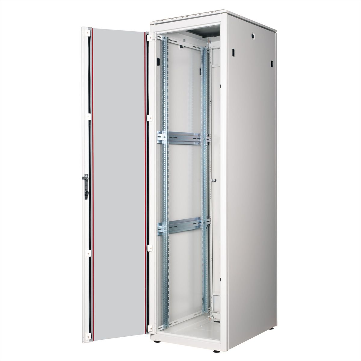 ROLINE 19-Zoll Netzwerkschrank Pro 47 HE, 600x800 BxT Glastür grau