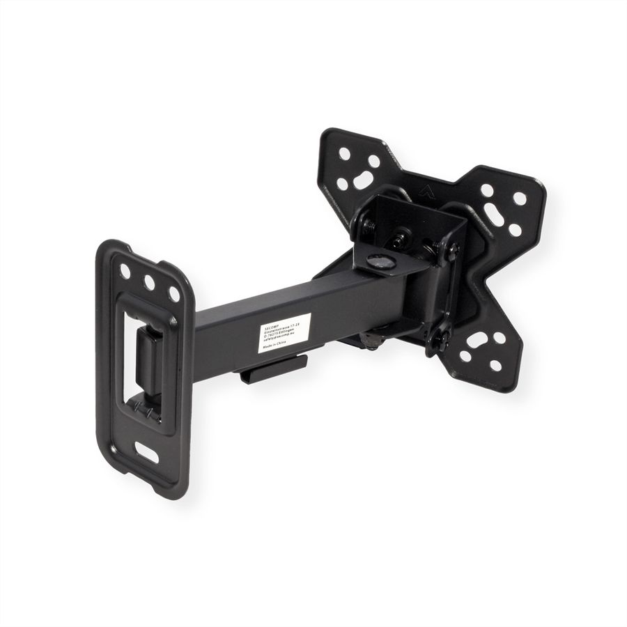ROLINE Bras TV mural pivotant, 2 axes, 13-32 pouces, jusqu'à 20 kg