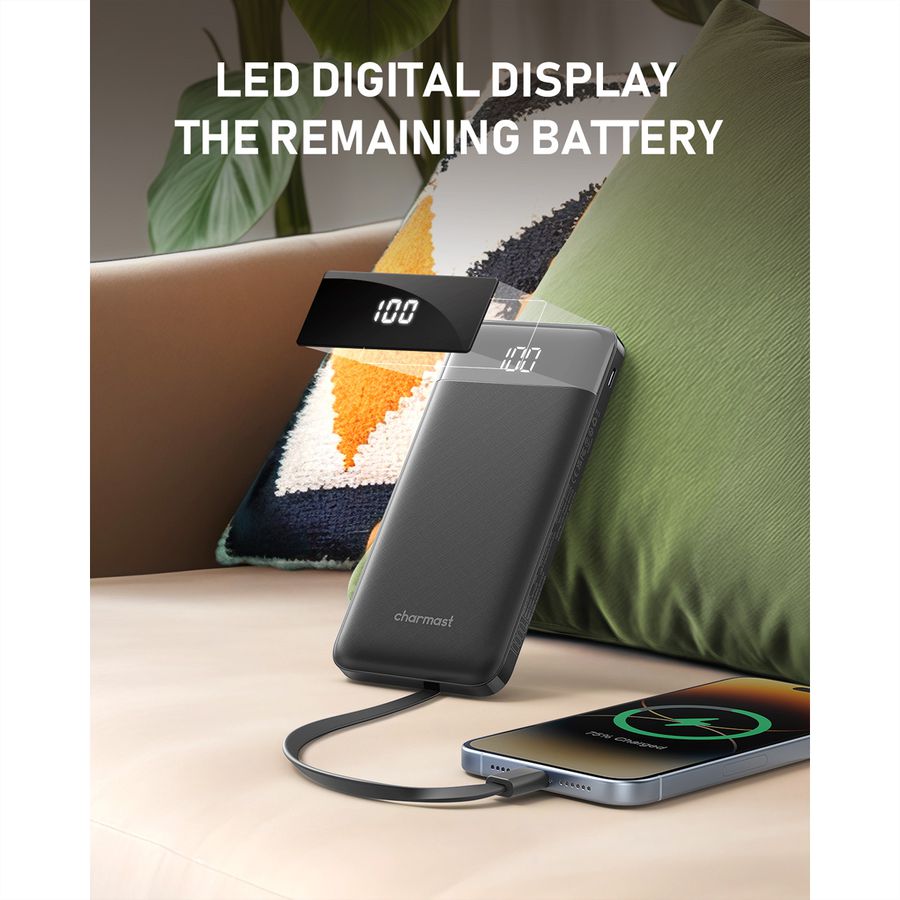 CHARMAST Powerbank W1148 10000mah black