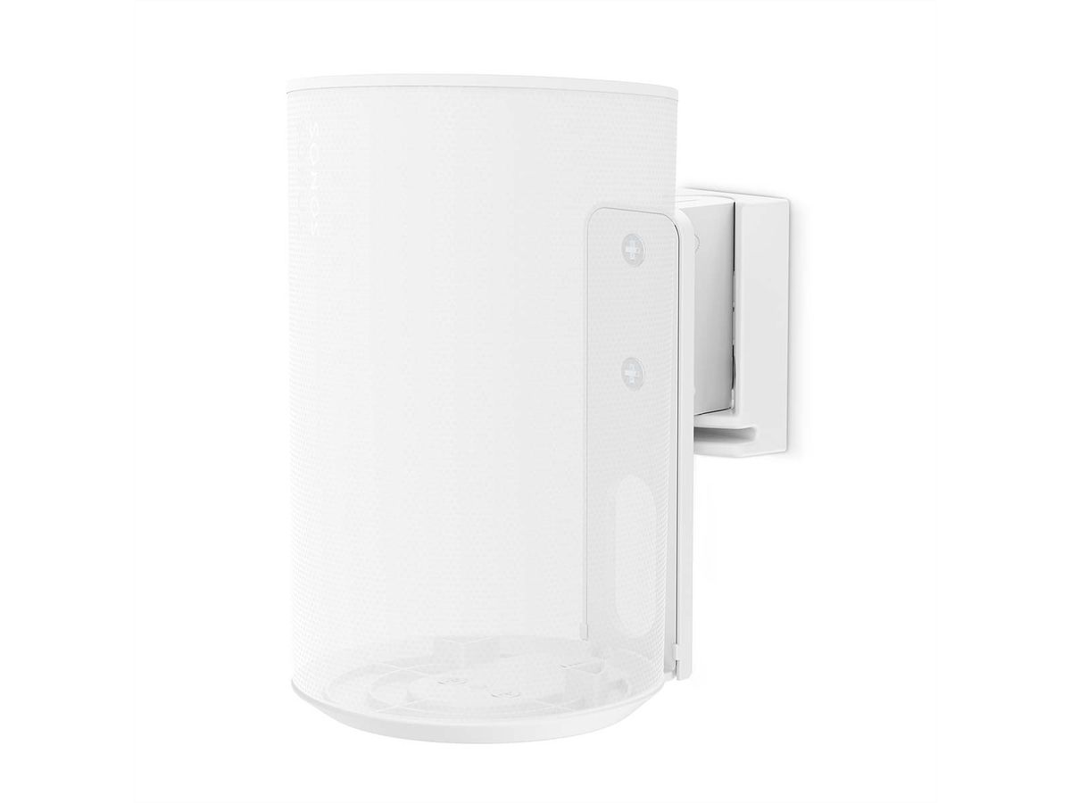 Nedis Lautsprecher-Wandhalterung für Sonos Era100 weiss, Wand, 3 kg, neig- und drehbar