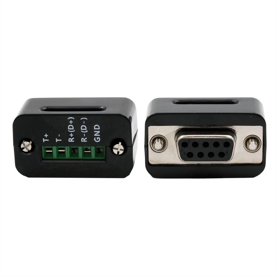 EXSYS EX-1346 Convertisseur de port USB 2.0 vers 1x série RS-422/485, câble, FDTI, noir, 1,8 m
