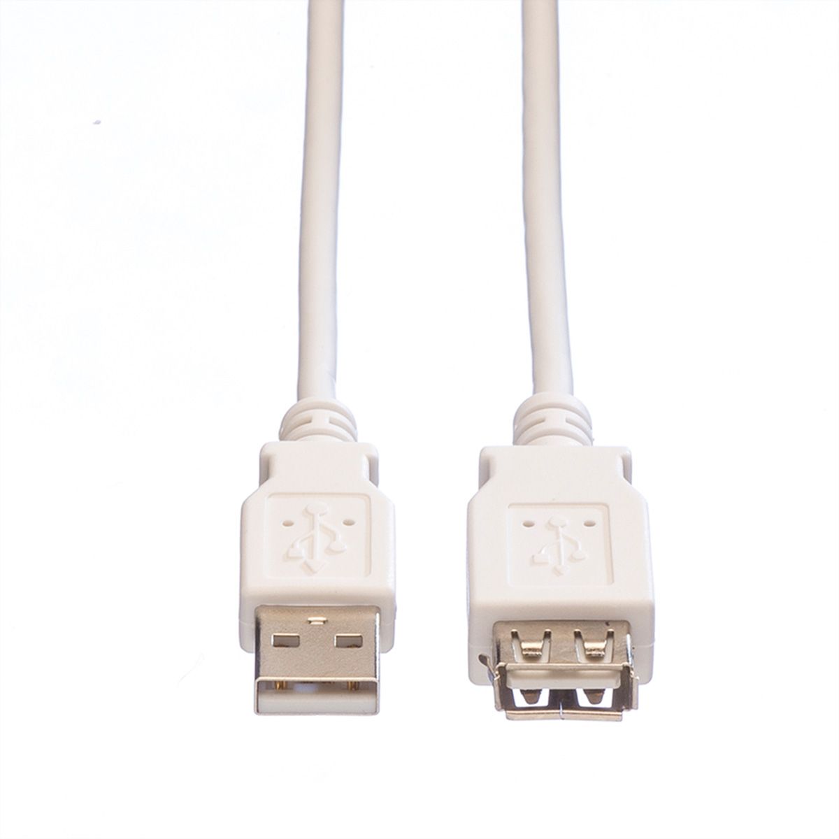 VALUE Câble USB 2.0 Type A-A, M/F, blanc, 1,8 m