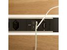 BACHMANN POWER FRAME M 2xCH 0°, 1xUSB C/C 45W 1xCM L=0,2m