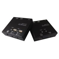 VALUE Prolongateur KVM via Cat.5e/6, HDMI, 4x USB, 60 m