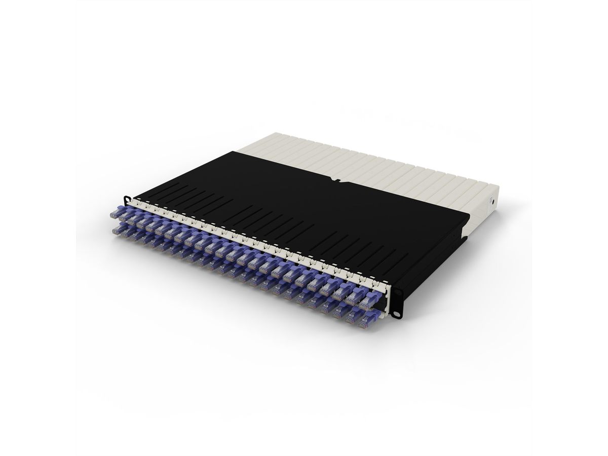 patchbox.one 8RU UTP violett Cat.6a 0,8m