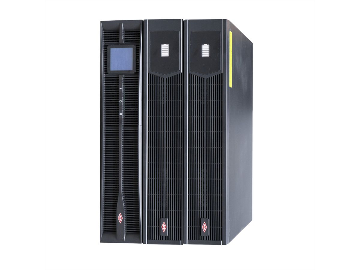AEC IST3J 2kVA - Online Rack USV – 4x 9Ah interne, 1x 4x 9Ah, 1x 8x 9Ah externe Batterien - 25 Min. Autonomie bei 100% Last