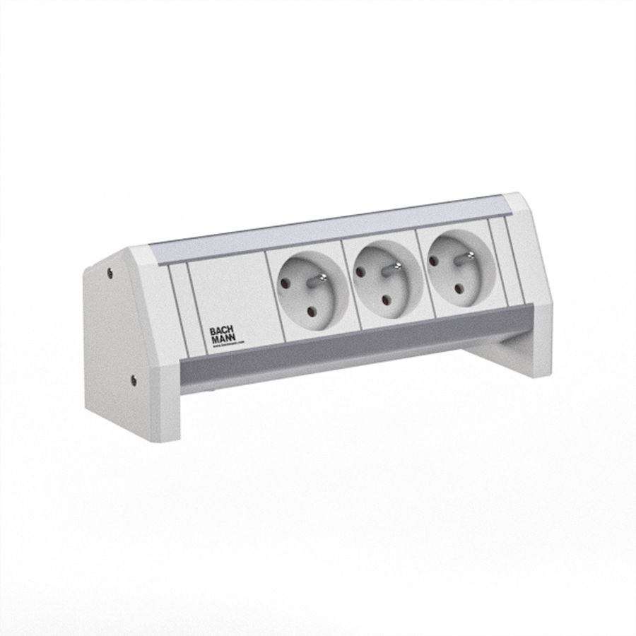 BACHMANN DESK 3xUTE GST18 RAL9010