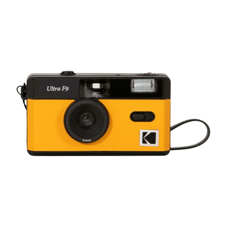 Kodak Analolgkamera Ultra F9, gelb, 35mm/135-Kamera, Blitz