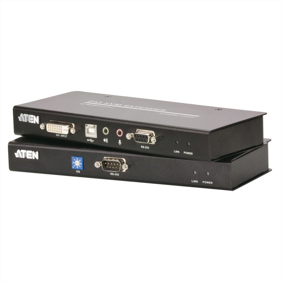 ATEN CE600 Prolongateur KVM DVI, USB, Audio, RS232, 60m