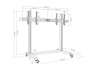 Hagor mobiles Standsystem CPS mobile Stand 2x 55-65"