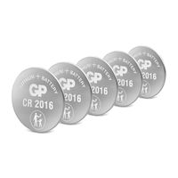 GP Batteries Lithium CR2016 5x 3V Knopfzelle