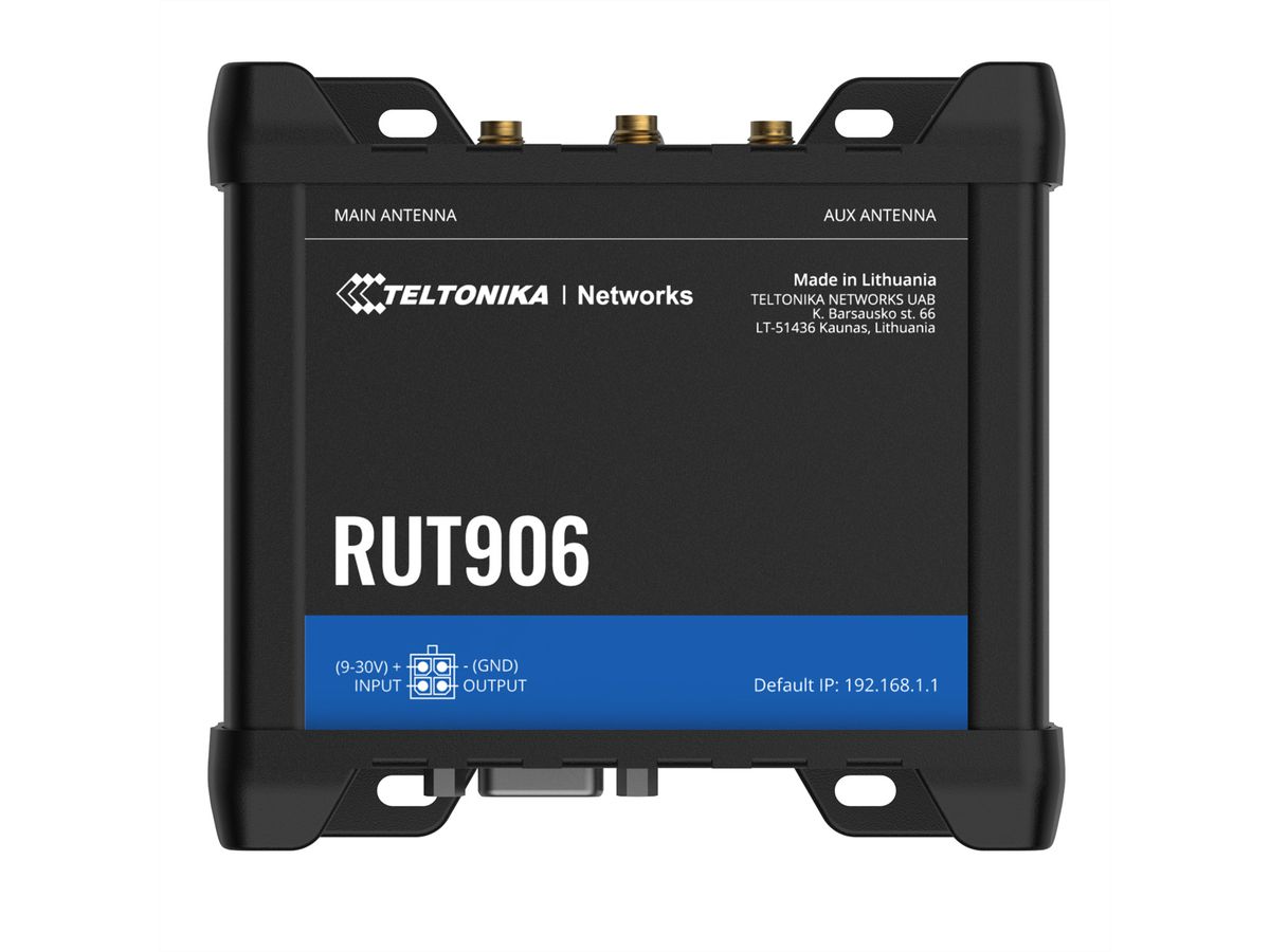 TELTONIKA RUT906 4G/LTE RS232/RS485 Routeur