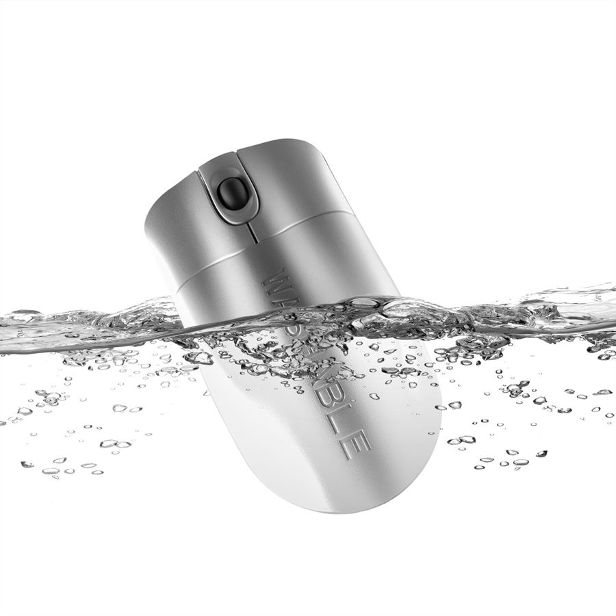 SEAL SHIELD Silver Storm STWM042, Souris USB blanche étanche et antimicrobienne